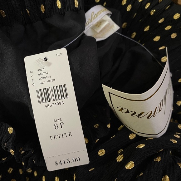 Anthropologie SHOSHANNA MEDLEY  SHOULDER DRESS 8P NEW NWT - Picture 4 of 7